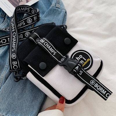 

In summer the new Japanese department leisure one-shoulder female canvas bag oblique satchel dress student mini bag