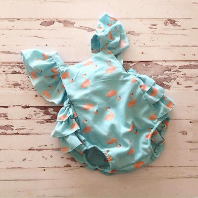 

Newborn Baby Girl Floral Cotton Romper Bodysuit Jumpsuit Playsuit Clothes Outfit
