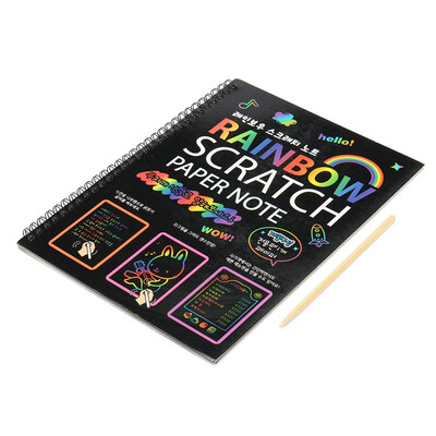 

Rainbow Scratch Paper Painting DIY Children Educational Toy