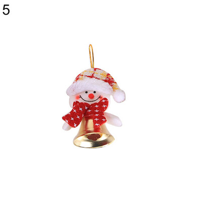 

Christmas Santa Elk Snowman Bell Ornament Xmas Tree Show Window Party Home Decor