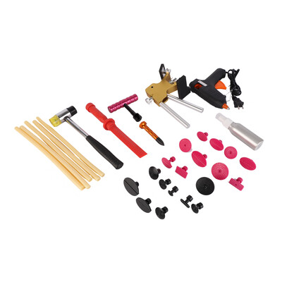 

Ktaxon 32PC PDR Paintless Hail Dent Repair Lifter Puller Ding Removal Tools Kits Bag