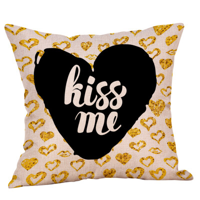 

〖Follure〗Happy Valentines Day Throw Pillow Case Sweet Love Square Cushion Cover