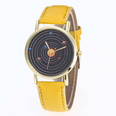 

Creative Design Solar System Watch Fashion Women Quartz Watches Casual Ladies Leather Wrist Watch Relogio Feminino Gift