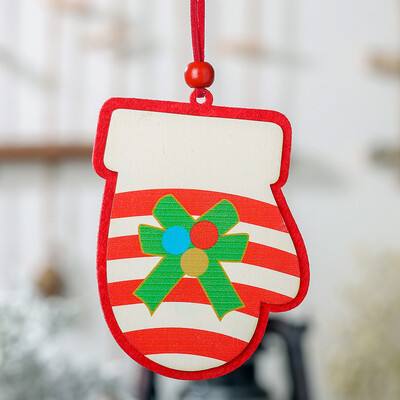 

〖Follure〗Christmas Wooden Pendant Creative Small Hanging Ornaments Decorations