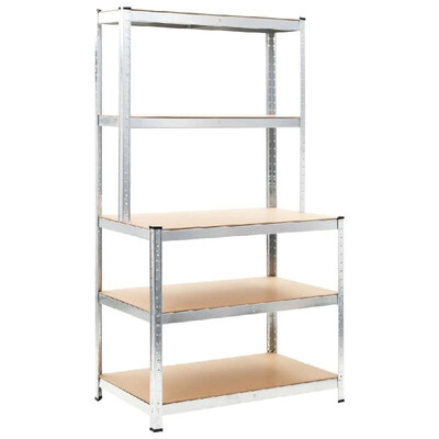 

Storage Shelf Silver 294"x236"x709" Steel&MDF