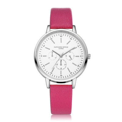 

Business Womens Watches Scale Disc Ladies Quartz Wristwatch Minimalism Leather Strap Featured Clock Fashion Zegarki Damskie