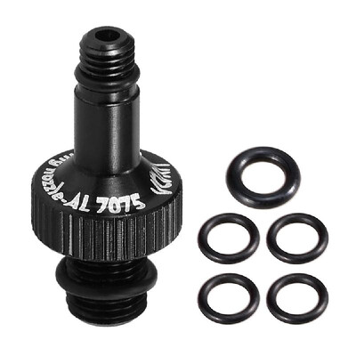 

Lixada Ultralight Aluminum Alloy Rear Shock Air Valve Adapter MTB Bike Tool Accessory for Rockshox MonarchDT Swiss XMMIFP Refuel
