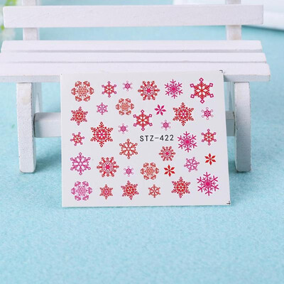

30pcs Snowflake Print Nail Sticker Christmas Polish Manicure Nail Art Decor