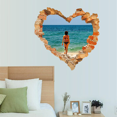

〖Follure〗3D DIY Happy Valentine Removable Wall Decal Family Home Sticker Home Decor