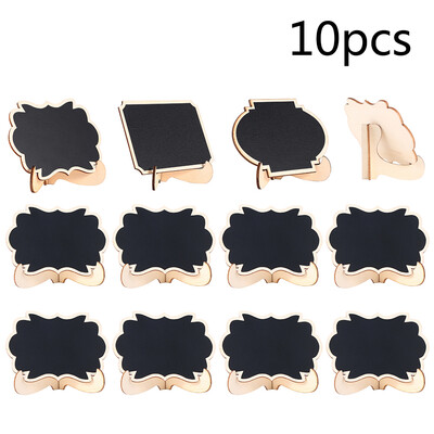 

10pcsLot Wooden Mini Chalkboard for Wedding Party Decorations Chalkboards Message Board
