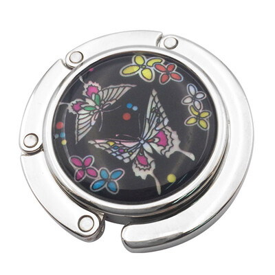 

Womens Round Metal Folding Table Handbag Tote Bag Purse Hook Hanger Holder Gift