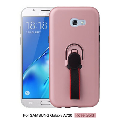 

Magnetic Car Mount Case Samsung Galaxy A7 2017 Phone Ring Stand Case Samsung A720 SM-A720FDS SM-A720X Hybrid Armor TPU Cover