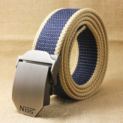 

Unisex tactical belt Top quality 4 mm thick 38 cm wide casual canvas belt Outdoor Alloy Automatic buckle Men Belt 110-140cm