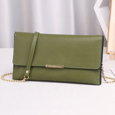 

Tailored Women Messenger Handbag Simple Shoulder Bag Lady Coin Purse Chain Phone Bag