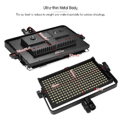 

Viltrox VL-S50B 276 LED Video Light Panel 50W Dimmable 5600K CRI95 with Wireless Remote Control Barndoor U-Bracket for Canon Nikon