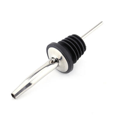 

Stainless Steel Free Flow Vented Pourer Wine Liquor Bottle Spout StopperBottle Spout Stopper
