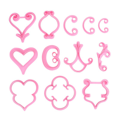 

12pcs Fondant Cake Decorating Tools Cookie Cutter Biscuit Baking Mold