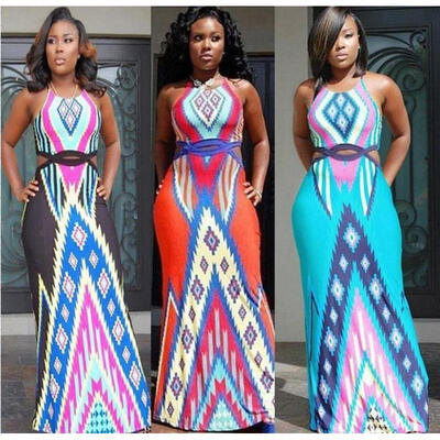 

Fashion Women Ladies Summer Dress Maxi Long Evening Party Dress Beach Dress Sundress