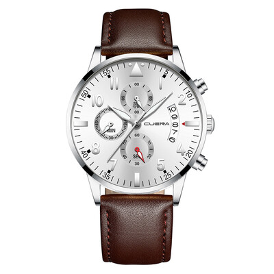 

Gobestart Luxury Men Military Sports Watch Analog Sport Leather Quartz Mens Watches