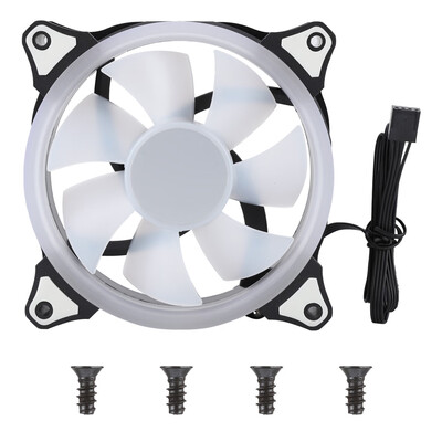 

Greensen Dazzle Color Light Desktop Computer Host CPU Mute Air Cooling Fan PWM 12cmCPU Cooling Cooling Fan