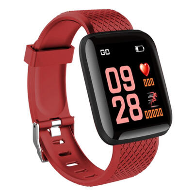 

116 PLUS Smart Bracelet D13 Heart Rate Blood Pressure Waterproof Smart Watc