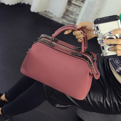 

Top-Handle bags 2017 Women Fashion casual Boston handbags women messenger bag ladies party famous brand shoulder crossbody bags