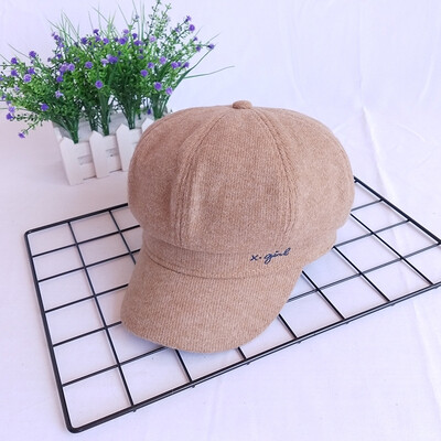 

2019 autumn winter new Japanese leisure star anise cap beret female Korean version tide British retro cashmere painter cap