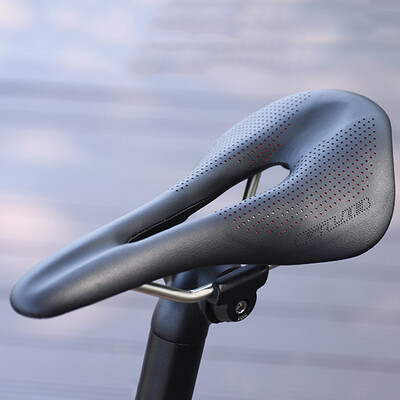 

Black Cycling Bicycle Saddle Road Bike MTB Bike PU Leather Hollow Saddle Seat
