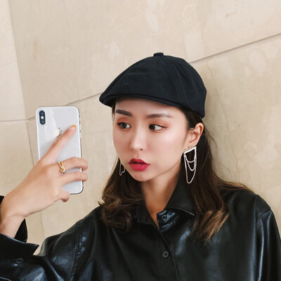 

Japanese retro Joker Forward England Leisure Short-brimmed Cap Female Spring&Summer Yapi Street Bailey Painter Hat