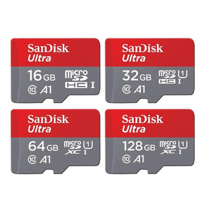 

SanDisk Micro SD Card 16GB 32GB 64GB 128GB Memory Card C10 U1 A1 Flash TF Card
