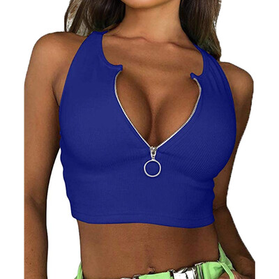 

Women Sexy Casual Tank Top Vest Blouse Sleeveless Summer Crop Top Shirt Cami Top