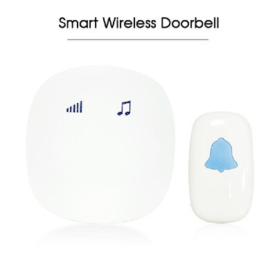 

Wireless Home Security Doorbell Home Smart Doorbell Long Range Transmission with 1Indoor Receiver1Outdoor Transmitter 35 Music
