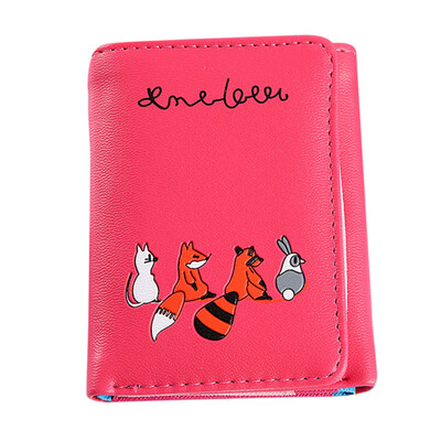 

Maison Fabre Wallet Women Simple Fox Cat Short Beautiful Wallet Coin Purse Card Holders Handbag Package Wallet For Credit Cards