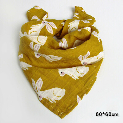 

6060cm New Baby Blankets Muslin Swaddle Wrap Feeding Burp Cloth Towel Scarf