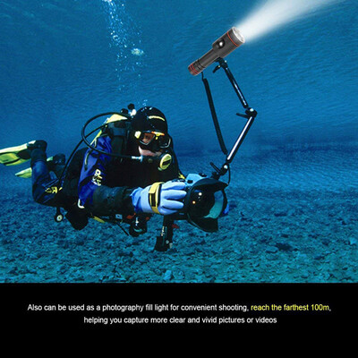 

Saidsome Diving Flashlight L2 LED Scuba Underwater Brightness Waterproof 100m Light Torch flashlight lamp