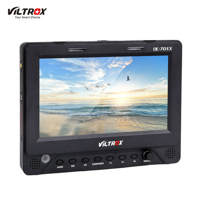 

Viltrox DC-70EX 4K Porfessional Portable 7 Inch HD Clip-on Camera Video LCD Monitor Support 4K Signal Input 1024 600 Resolution