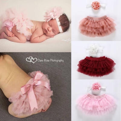 

Newborn Baby Girls Layer Ballet Dancewear Pants Shorts Skirt Tutu Dress Birtyday