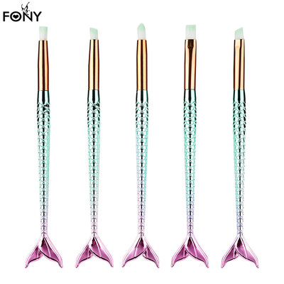 

Toponeto 5PCS Fony Make Up Foundation Eyebrow Eyeliner Blush Cosmetic Concealer Brushes