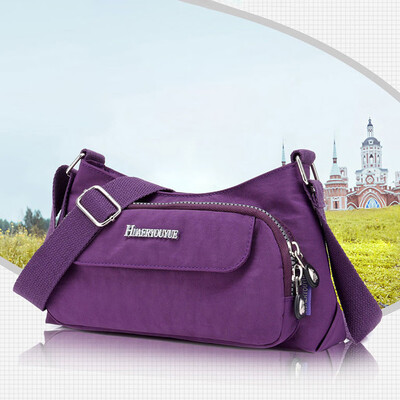 

Tailored Women Nylon Shoulder Bag Waterproof Elegant Daily Shopping Handbag