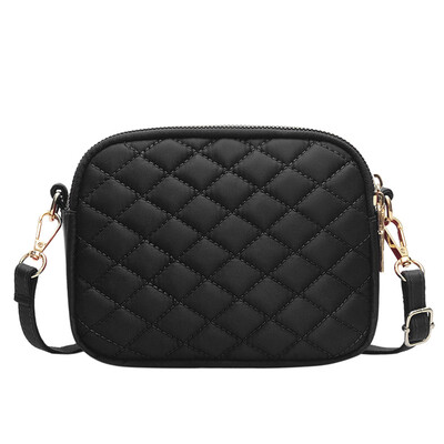 

Linger Mini-Bag nylon single shoulder mini-mobile pocket pocket Oxford oblique Bag Lady canvas