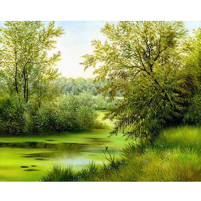 

Gobestart 5D Embroidery Paintings Rhinestone Pasted DIY Diamond Painting Cross Stitch