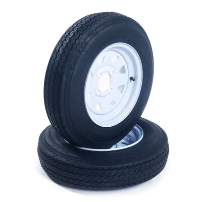 

Ktaxon 2 Trailer Tires & Rims 530-12 12" 4 lugs on 4" Center P811