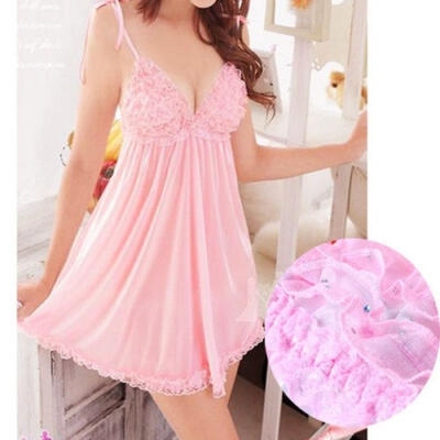 

Women´s Sexy Lingerie Babydoll Mini Dress Underwear Sling Sleepwear Lace Nightwear Best Hot