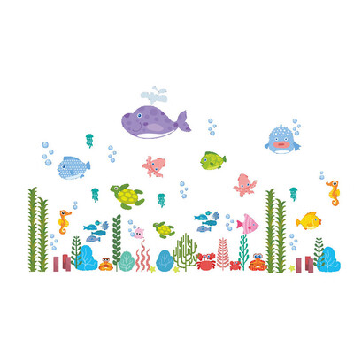 

〖Follure〗The Underwater World Removable PVC Wall Sticker Home Decor Room Decal