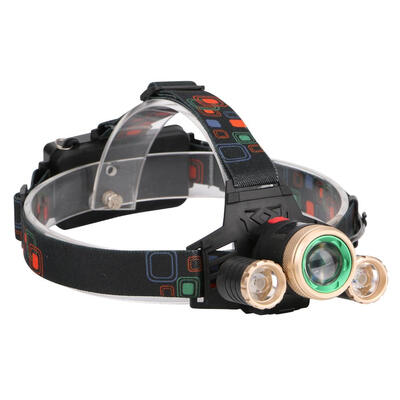 

T6 3 LED 4 Modes Aluminum Alloy Headlamp Outdoor Camping Bicycle Light Lamp