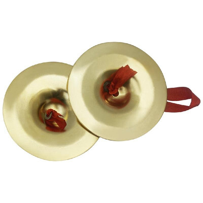 

2PCS Finger Cymbals Belly Dance Accessories Small Size Hand Percussion Instruments Silver