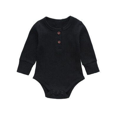 

Baby Boy Girl Clothes Long Sleeve Solid Romper Jumpsuit Playsuit Newborn Clothes Spring Toddler Baby Romper