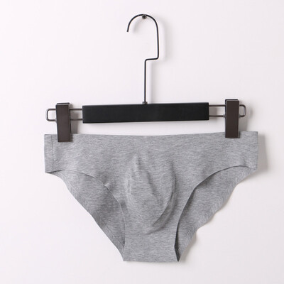 Mens Underpants Seamless Underwear Low Waist Super Thin Breathable Brief Boxer