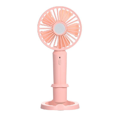 

Mini Portable USB Rechargeable Aromatherapy Handheld Electric Fan Phone Holder