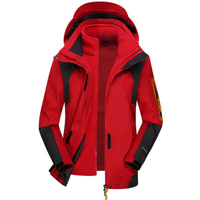 

Toponeto Womens Winter Hoodie Two Piece Set Warm Waterproof Windproof Outdoor Coat